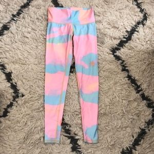 Cotton candy moon Teeki leggings